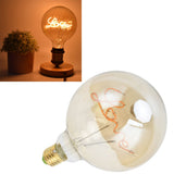 Round Light Bulbs Nontoxic No Flicker Energy Saving Environmental Friendly LED Dimmable Bulb Light 220VLOVE - Extra Image