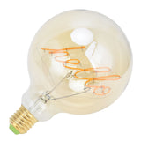 Round Light Bulbs Nontoxic No Flicker Energy Saving Environmental Friendly LED Dimmable Bulb Light 220VHELLO