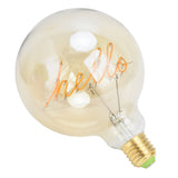 Round Light Bulbs Nontoxic No Flicker Energy Saving Environmental Friendly LED Dimmable Bulb Light 220VHELLO