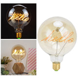 Round Light Bulbs Nontoxic No Flicker Energy Saving Environmental Friendly LED Dimmable Bulb Light 220VHELLO - Extra Image