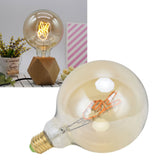 LED Bulb Light 4W Dimmable Warm Light Unique Retro Bulb Light E27 E26 LED Bulb 220V