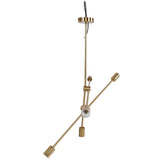 Modern Chandelier Unique Appearance Elegant Design Stable Firm Geometric Line Chandelier 110‑220V