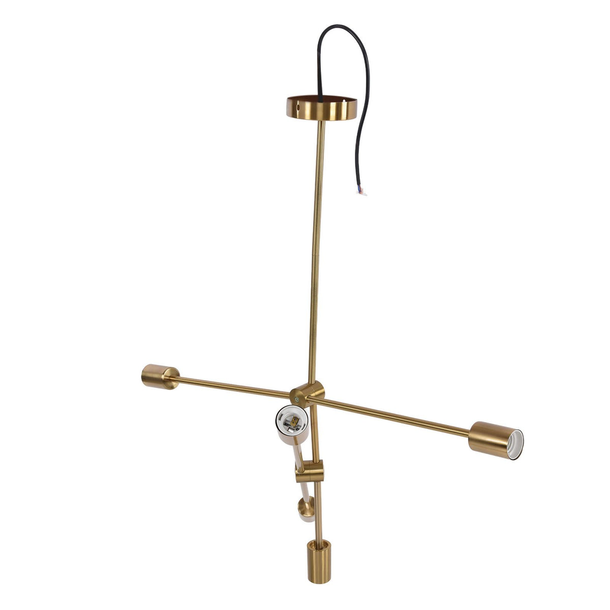 Modern Chandelier Unique Appearance Elegant Design Stable Firm Geometric Line Chandelier 110‑220V