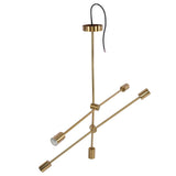 Modern Chandelier Unique Appearance Elegant Design Stable Firm Geometric Line Chandelier 110‑220V