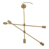 Modern Chandelier Unique Appearance Elegant Design Stable Firm Geometric Line Chandelier 110‑220V