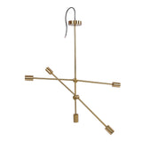Modern Chandelier Unique Appearance Elegant Design Stable Firm Geometric Line Chandelier 110‑220V