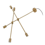 Modern Chandelier Unique Appearance Elegant Design Stable Firm Geometric Line Chandelier 110‑220V