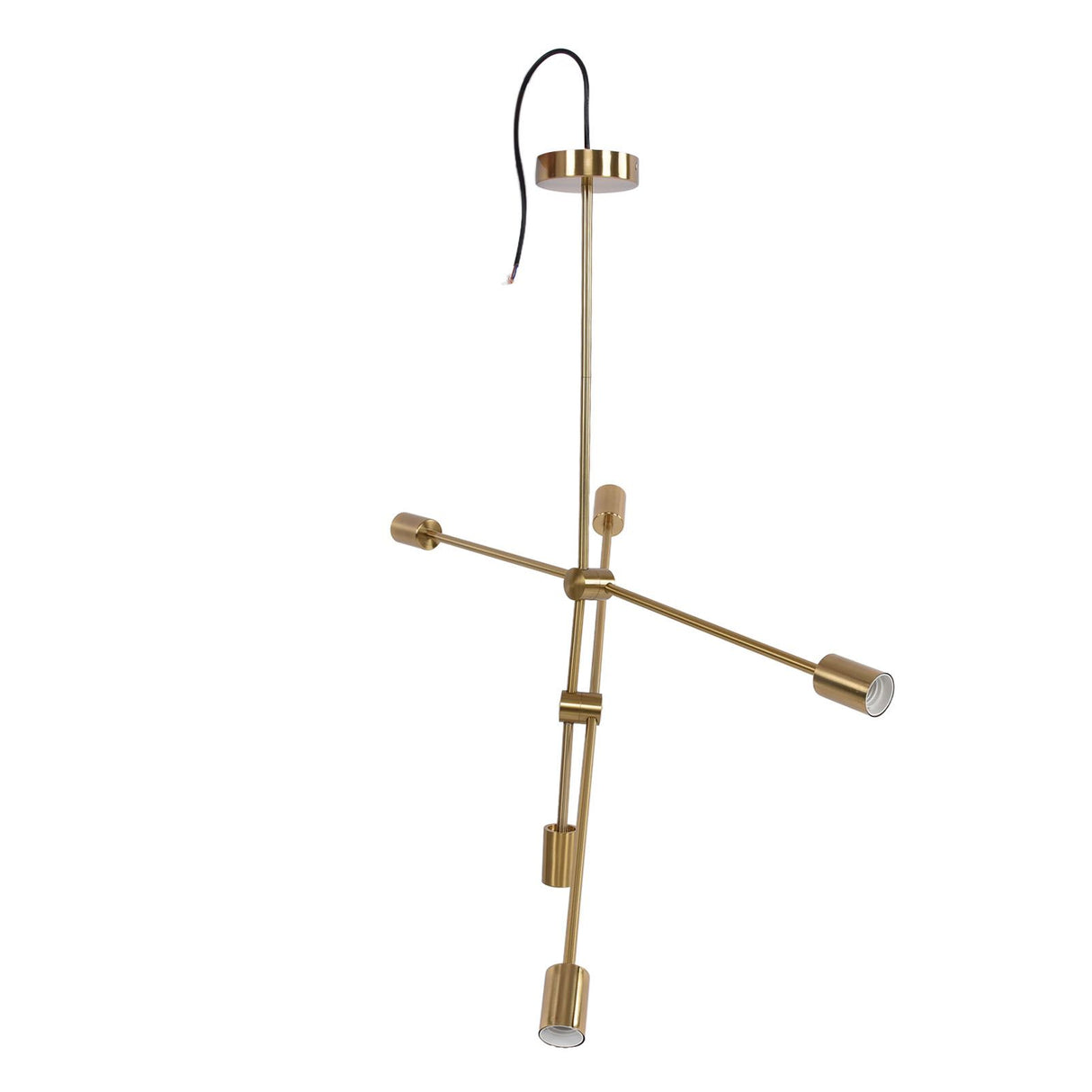 Modern Chandelier Unique Appearance Elegant Design Stable Firm Geometric Line Chandelier 110‑220V