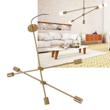 Modern Chandelier Unique Appearance Elegant Design Stable Firm Geometric Line Chandelier 110‑220V