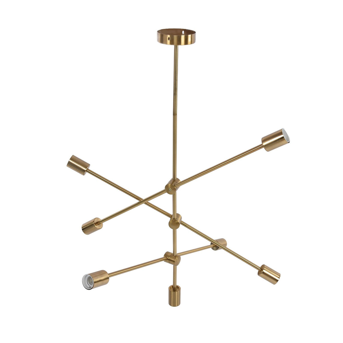 Pendant Light 6 Lights Geometric Style Unique Design Stable Firm Highly Durable Hanging Light Fixtures 110‑220V