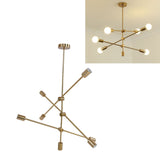 Pendant Light 6 Lights Geometric Style Unique Design Stable Firm Highly Durable Hanging Light Fixtures 110‑220V - Extra Image