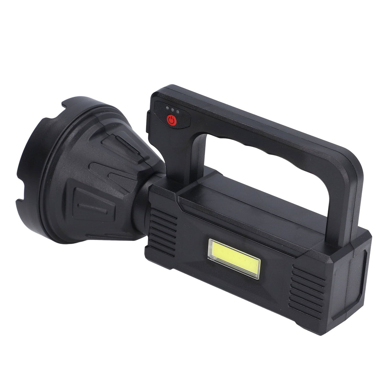 Spotlight Flashlight USB Charging Dual Light Source Smart Battery Display Multi Speed Mode Flash Light