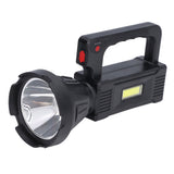 Spotlight Flashlight USB Charging Dual Light Source Smart Battery Display Multi Speed Mode Flash Light