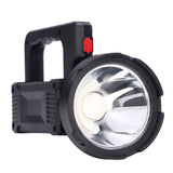Spotlight Flashlight USB Charging Dual Light Source Smart Battery Display Multi Speed Mode Flash Light