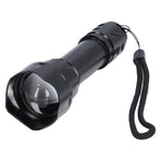 LED Flashlight Telescopic Zoom Protective Function Fashion Design IP65 Waterproof 5000LM Zoom Flashlight