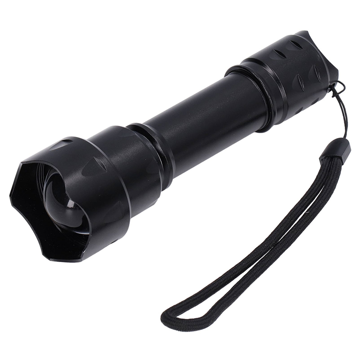 LED Flashlight Telescopic Zoom Protective Function Fashion Design IP65 Waterproof 5000LM Zoom Flashlight
