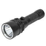 L2 5000lm Stepless Dimming Diving Light Vacuum Electroplated IPX8 Waterproof Diving Flashlight - Front View
