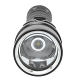 L2 5000lm Stepless Dimming Diving Light Vacuum Electroplated IPX8 Waterproof Diving Flashlight - Side View