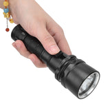L2 5000lm Stepless Dimming Diving Light Vacuum Electroplated IPX8 Waterproof Diving Flashlight