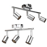 3 LED Track Light Base Adjustable Flexibly Rotatable 3 Way Ceiling Spotlight Base for Bedroom Dining Living Room Mall