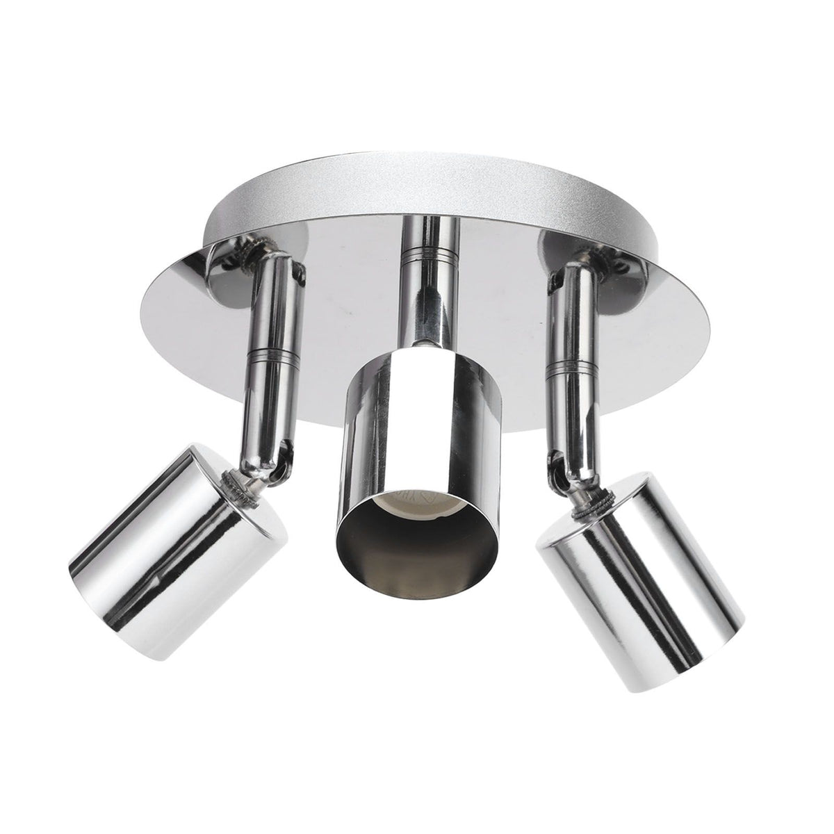 Lamp Holder 3 Head Circle Shape Modern Simple GU10 Base Flexible Rotation Light Holder for Bedroom 85‑265V