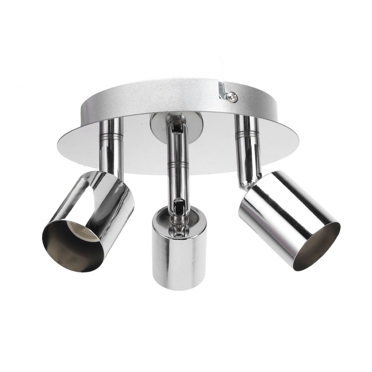 Lamp Holder 3 Head Circle Shape Modern Simple GU10 Base Flexible Rotation Light Holder for Bedroom 85‑265V