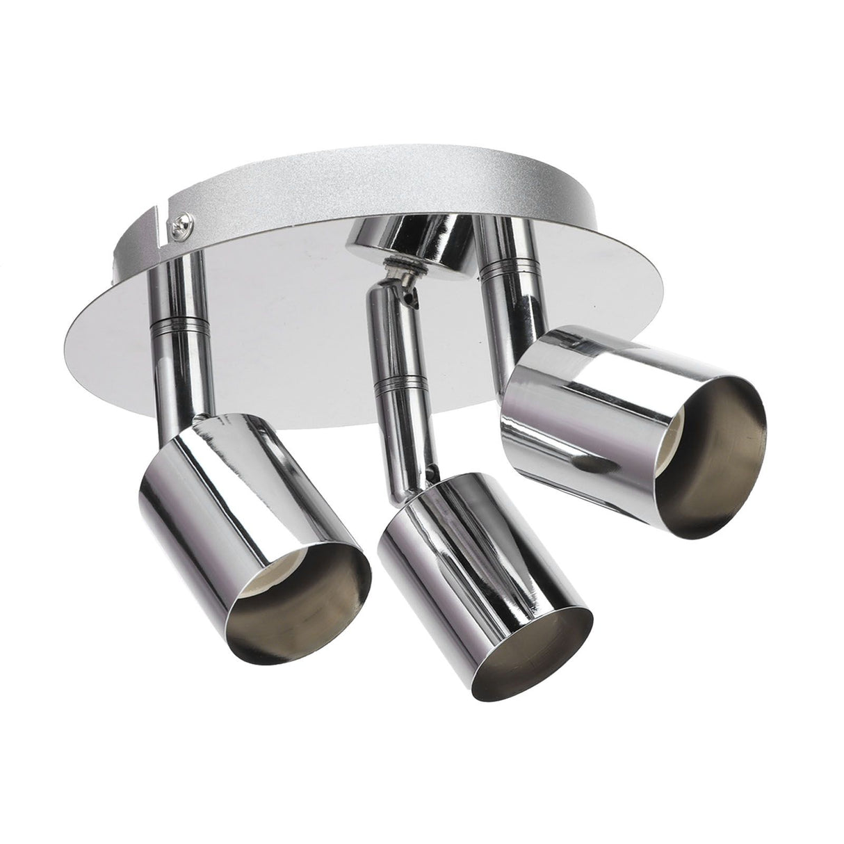 Lamp Holder 3 Head Circle Shape Modern Simple GU10 Base Flexible Rotation Light Holder for Bedroom 85‑265V