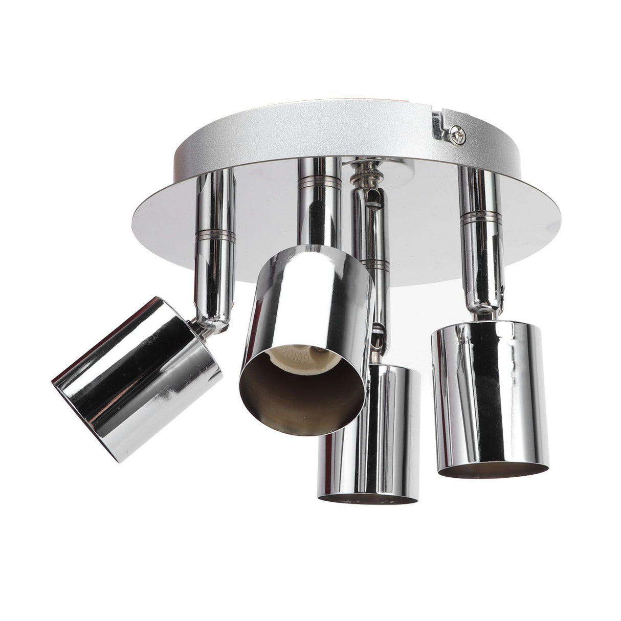 GU10 Lamp Holder 4 Head Ceiling Light Base Adjustable Lamp Holder for Bedroom Kitchen 85‑265V