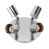 GU10 Lamp Holder 4 Head Ceiling Light Base Adjustable Lamp Holder for Bedroom Kitchen 85‑265V - Side View