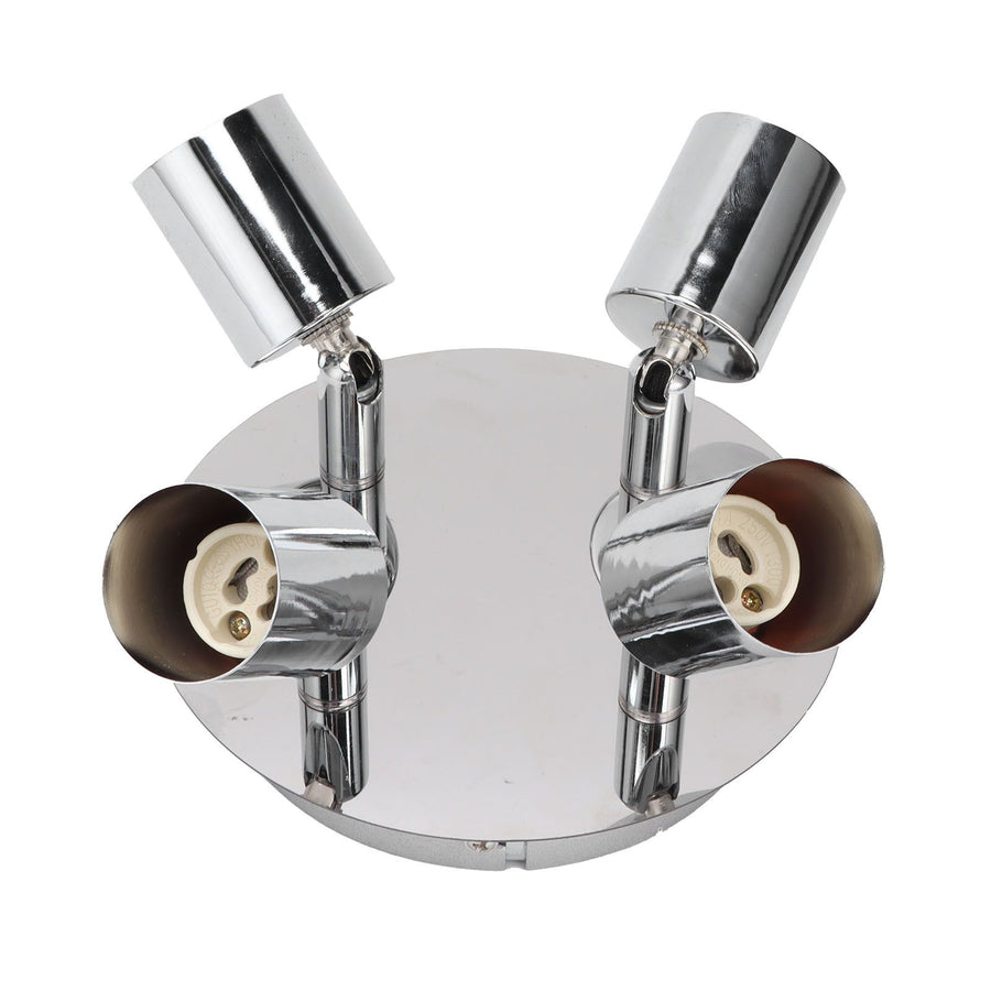GU10 Lamp Holder 4 Head Ceiling Light Base Adjustable Lamp Holder for Bedroom Kitchen 85‑265V