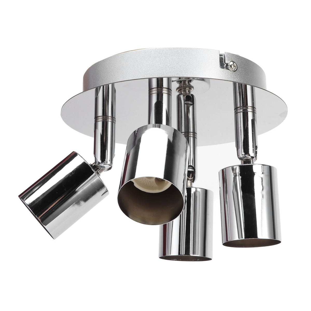 GU10 Lamp Holder 4 Head Ceiling Light Base Adjustable Lamp Holder for Bedroom Kitchen 85‑265V