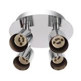 GU10 Lamp Holder 4 Head Ceiling Light Base Adjustable Lamp Holder for Bedroom Kitchen 85‑265V - Extra Image