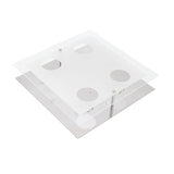 GU10 Ceiling Light Simple Modern LED Flush Mount Ceiling Light for Bedroom Living Room Dining Room 85‑265V - Front View