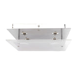 GU10 Ceiling Light Simple Modern LED Flush Mount Ceiling Light for Bedroom Living Room Dining Room 85‑265V - Rear View