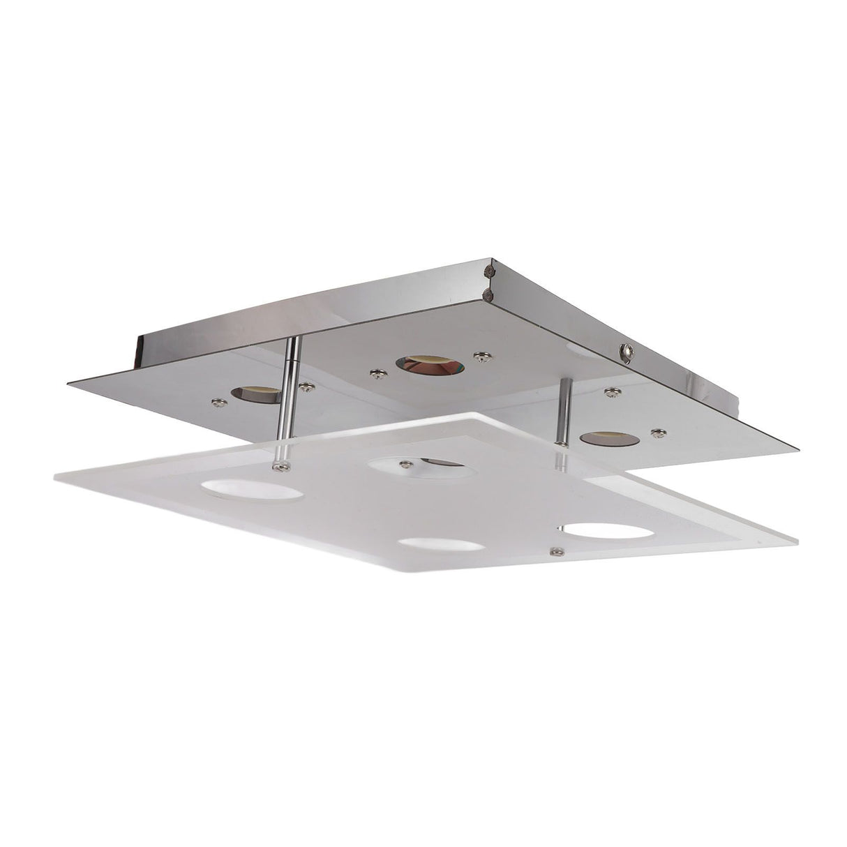 GU10 Ceiling Light Simple Modern LED Flush Mount Ceiling Light for Bedroom Living Room Dining Room 85‑265V