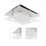 GU10 Ceiling Light Simple Modern LED Flush Mount Ceiling Light for Bedroom Living Room Dining Room 85‑265V