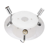 GU10 Household Ceiling Lamp 3 Heads Round Ceiling Lamp Modern Ceiling Light for Bedroom Living Room 85‑265V