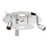 GU10 Household Ceiling Lamp 3 Heads Round Ceiling Lamp Modern Ceiling Light for Bedroom Living Room 85‑265V