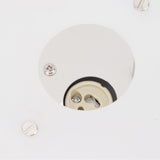GU10 Household Ceiling Lamp 3 Heads Round Ceiling Lamp Modern Ceiling Light for Bedroom Living Room 85‑265V