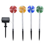 Candy Christmas Pathway Lights IP44 Waterproof LED Lighted Pathway Markers for Christmas Decor