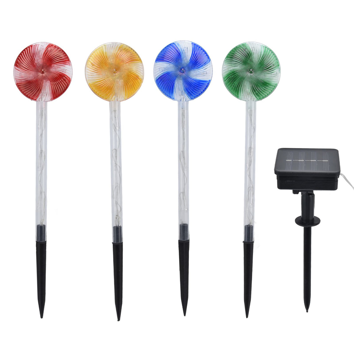 Candy Christmas Pathway Lights IP44 Waterproof LED Lighted Pathway Markers for Christmas Decor