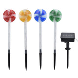 Candy Christmas Pathway Lights IP44 Waterproof LED Lighted Pathway Markers for Christmas Decor