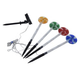 Candy Christmas Pathway Lights IP44 Waterproof LED Lighted Pathway Markers for Christmas Decor - Close-Up Angle