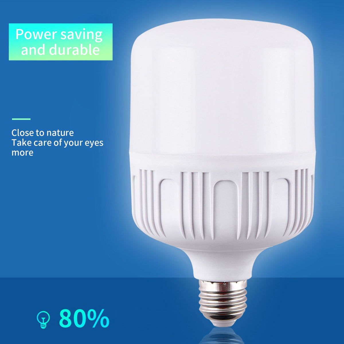220V LED Light Bulb Energy Saving E27 Bulb 180° Beam Angle Household Lamp Bulb for Indoor40W