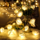 LED String Light Imitation Rose String Light Wedding String Light Festival Decoration LightWarm White
