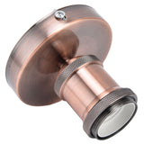 Vintage E26 E27 Lamp Socket Ceiling Lamp Holder with Accessories for Kitchen Bedroom Living Room 100‑240VAntique Red