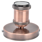 Vintage E26 E27 Lamp Socket Ceiling Lamp Holder with Accessories for Kitchen Bedroom Living Room 100‑240VAntique Red