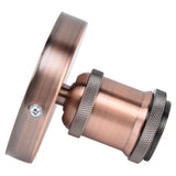 Vintage E26 E27 Lamp Socket Ceiling Lamp Holder with Accessories for Kitchen Bedroom Living Room 100‑240VAntique Red - Close-Up Angle