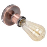 Vintage E26 E27 Lamp Socket Ceiling Lamp Holder with Accessories for Kitchen Bedroom Living Room 100‑240VAntique Red - Extra Image
