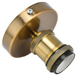 Vintage E26 E27 Lamp Socket Ceiling Lamp Holder with Accessories for Kitchen Bedroom Living Room 100‑240VAntique Gold